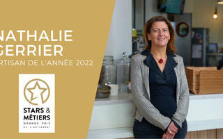 Nathalie Gerrier, lauréate Stars & Métiers 2022 - artisan de l'année