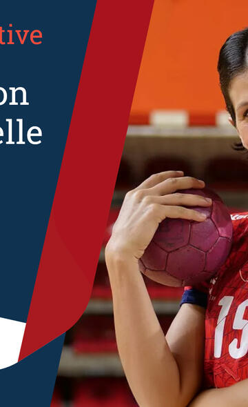 Portrait de Agustina Lopez Santa Marina, joueuse de handball qui suit une reconvertie