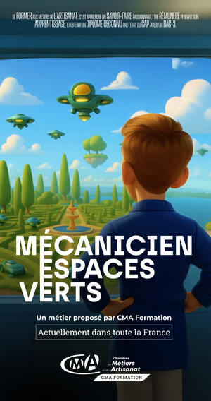 Deviens mécanicien espaces verts
