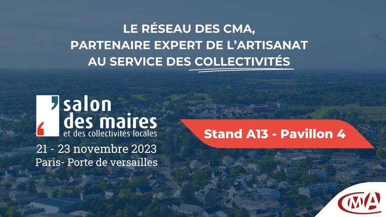 Salon des maires chambre de métiers et de l'artisanat 2023