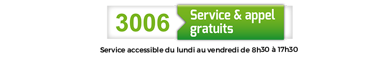 3006 service et appel gratuit