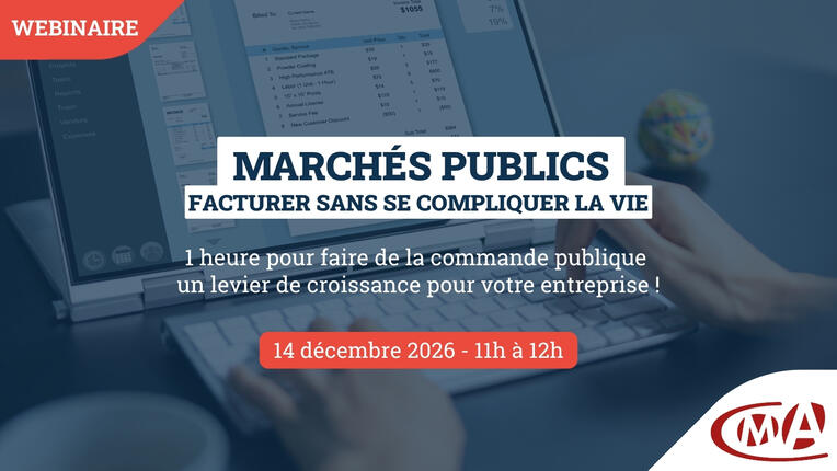 Commande Publique Webinaire facturer