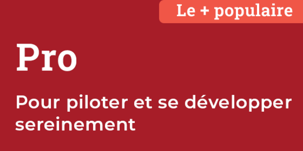 Pro : pour piloter et se développer sereinement