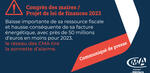 PLF2023 : alerte des CMA