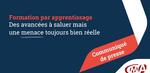 Formation par apprentissage : des avancées à saluer mais une menace toujours bien réelle