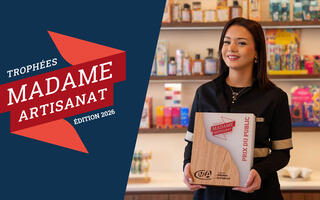 Léa Six, esthéticienne, prix du public Madame Artisanat 2026
