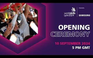 Cérémonie d'ouverture WorldSkills Lyon 2024