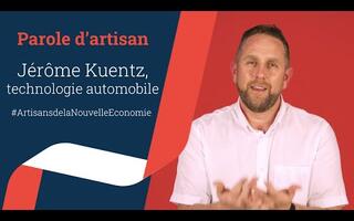 Jérôme Kuentz, artisan en maintenance automobile