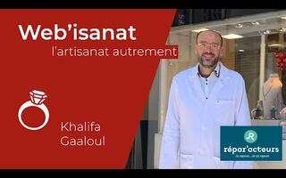 Khalifa Gaaloul, maître artisan bijoutier joaillier, répar'acteurs normand