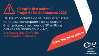 PLF2023 : alerte des CMA