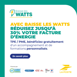 Baisse les Watts 2024 en partenariat avec le réseau des CMA