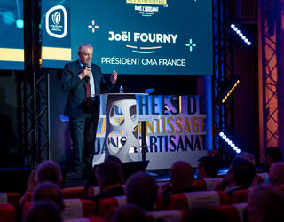 Joël Fourny à la cérémonie de remise des Trophées