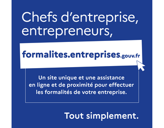 Un nouveau site unique pour effectuer les formalités de votre entreprise