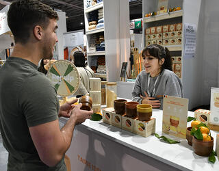 Stand d'Artisan sur le village de l'artisanat - Repulp