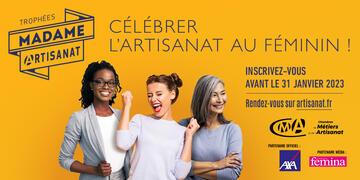 Trophées Madame Artisanat pour célébrer l'Artisanat au féminin !