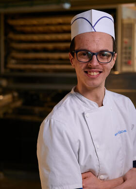 Portrait de Martin Buchner, apprenti boulanger-pâtissier